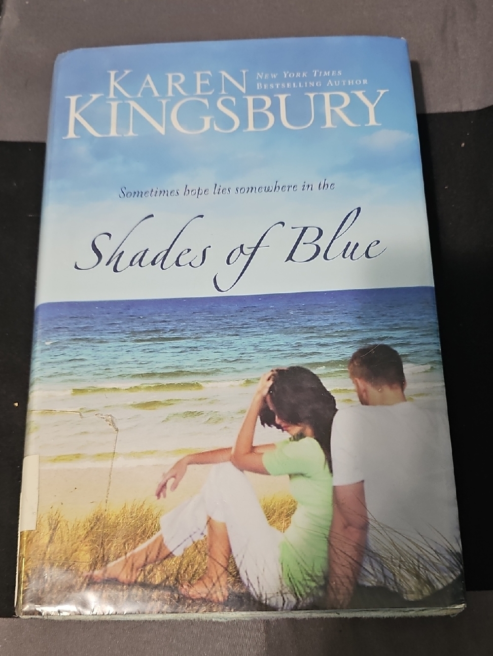 Karen Kingsbury Shades of Blue - Hardback Book, Blue Cover Holden Beach